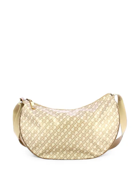 Gherardini small monogram-print shoulder bag Neutrals GH0330CRETA