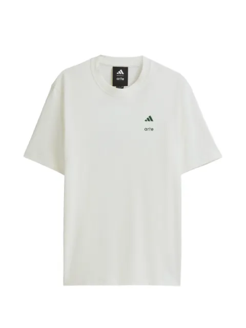 adidas x Arte Antwerp graphic-print logo-embroidered T-shirt White KT2992