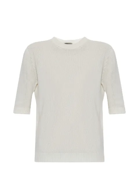 Fabiana Filippi short-sleeve cashmere T-shirt White MAD216F490M2850000