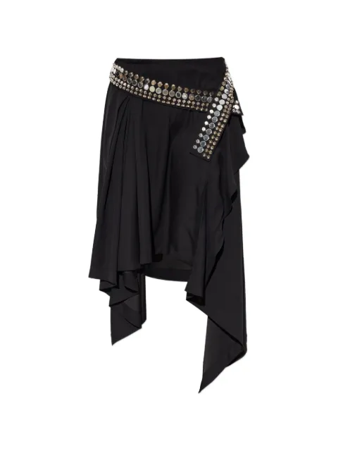 IRO Vanopia stud-embellished mini skirt Black WP31VANOPIA