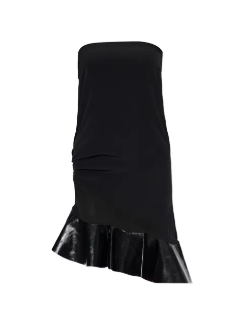 IRO Florence ruffled strapless mini dress Black WP33FLORENCE