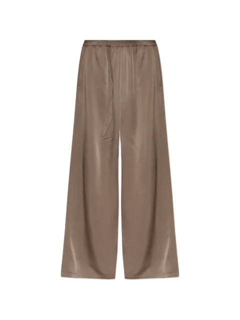 Fabiana Filippi satin-finish wide-leg trousers Brown PAD216F291D9820000