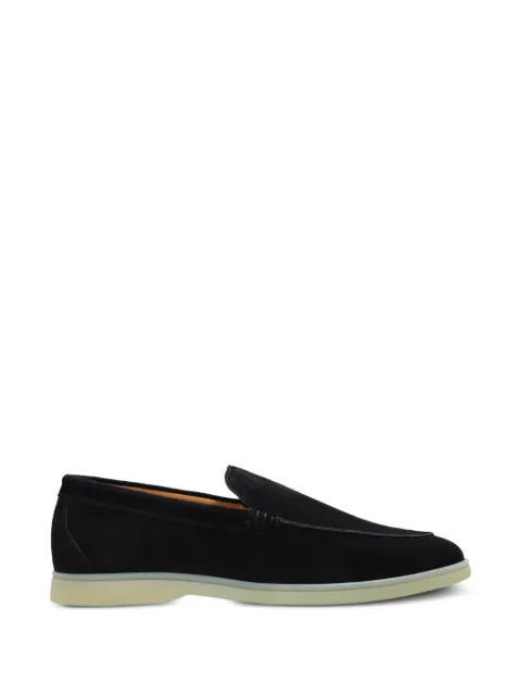 Posa Estate suede loafers Blue PM62ESTATELOAFERSUEDE