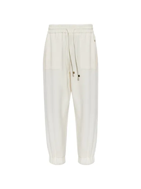 Fabiana Filippi elasticated track pants White PAD226F711M4010000