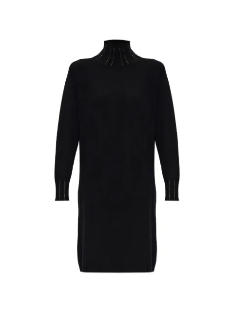 Fabiana Filippi Platinum mini dress Black ABD216F121M2810000