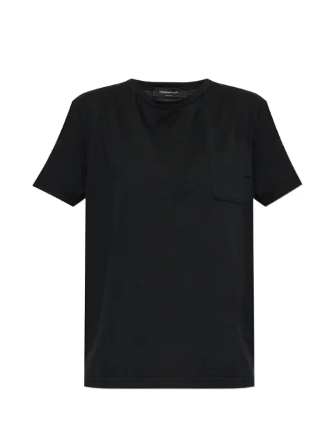 Fabiana Filippi chest-pocket short-sleeve T-shirt Black JED226F133M4570000