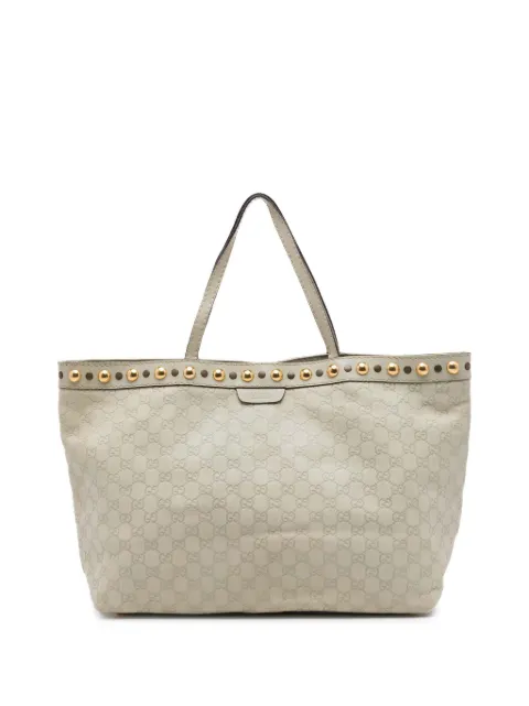 Gucci Pre-Owned 2016-2026 Guccissima Babouska tote bag White BQGIRPGU7RCSJYX2