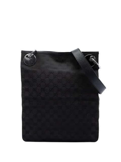 Gucci Pre-Owned 2000-2015 GG Canvas Eclipse crossbody bag Black 81N4YCDNCIOLEZHE
