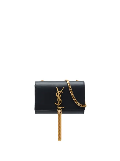 Saint Laurent Pre-Owned 2014 Small Smooth Calfskin Monogram Kate Tassel crossbody bag Black 1570JB617YAMO3SC