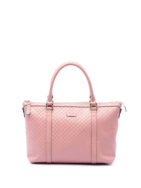 Gucci Pre-Owned 2016-2026 Medium Microguccissima Joy satchel Pink V4S0IPG59ZMNTXFF