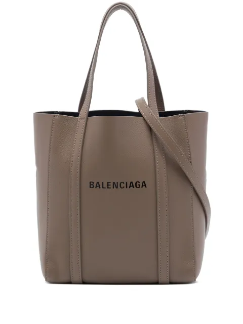 Balenciaga Pre-Owned 2021 Calfskin Everyday Tote XXS satchel Brown JJVWJ63GYVHPYCNH