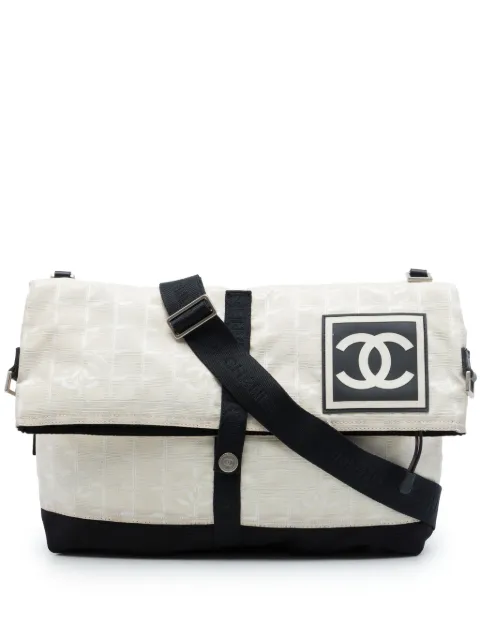 CHANEL Pre-Owned 2003-2004 CC New Travel Line Sports Nylon crossbody bag White 1TY4MH5VC4JWYYDR