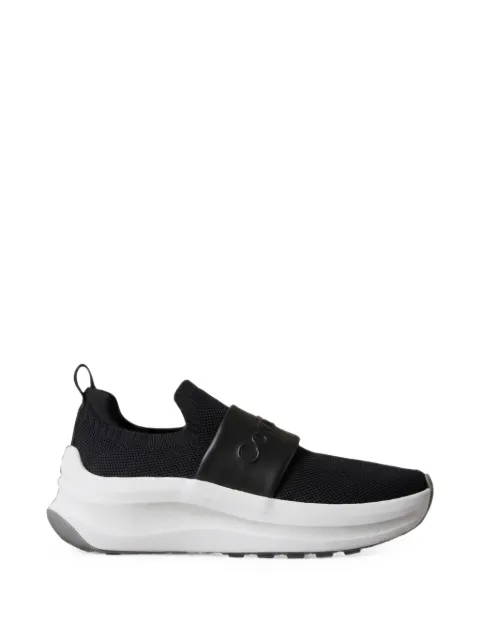 Calvin Klein Volumax logo-strap knit sneakers Black HW0HW03261BEH