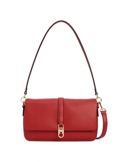 Tommy Hilfiger logo-plaque shoulder bag Red AW0AW19195