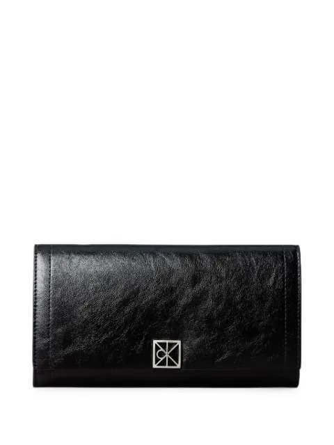Calvin Klein logo-plaque bi-fold wallet Black LV04F1316GUB1