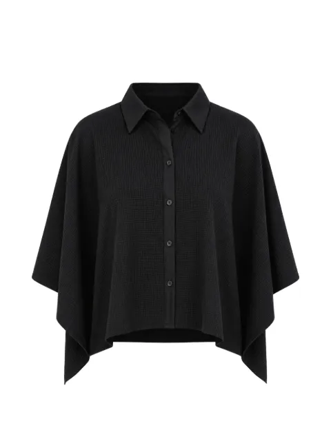 INDIES Mona cape shirt Black MONA