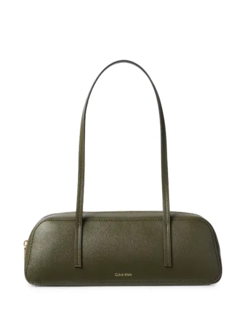 Calvin Klein logo-print shoulder bag Green LV04F3636G