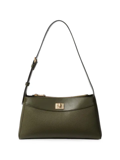 Calvin Klein grainy-texture twist-lock shoulder bag Green LV04F3886GLI1