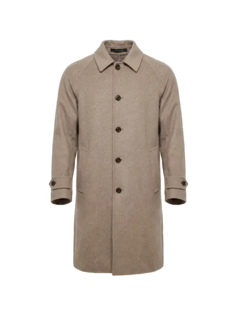 Montecore raglan-sleeve button-up coat Neutrals F11MUC1048D380