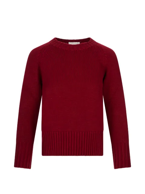 Fedeli Argentina Edera raglan-sleeve sweater Red MD005018
