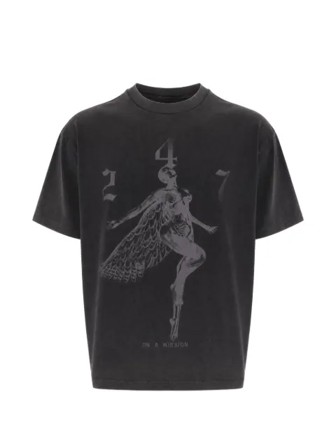 REPRESENT 247 247 Fallen Angel T-shirt Black 247M100178