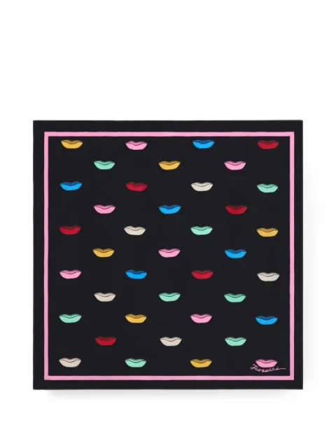 Fiorucci Lips scarf Black W26PFASC003VI01MU01