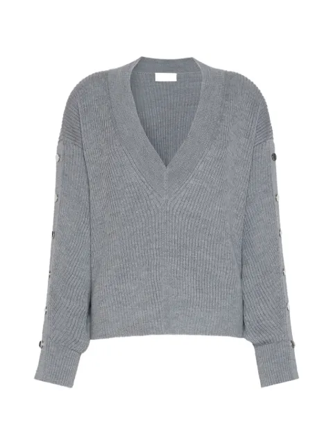 Sportmax ribbed-knit sweater Grey 2622366152600