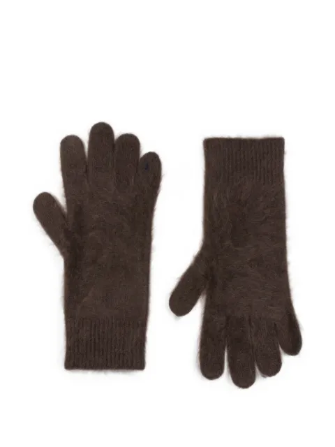 Soft Goat cashmere Gloves Brown 2484112046