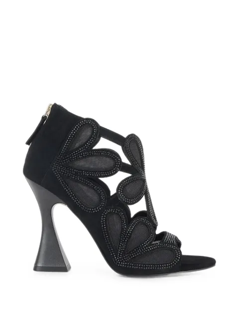 Kat Maconie Rosh crystal-embellished sandals Black KMFROSH105002