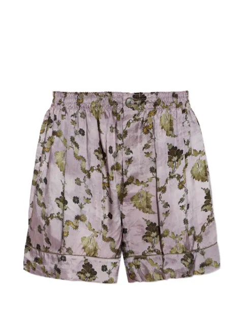 R13 floral-print shorts Purple R13WR706R917B