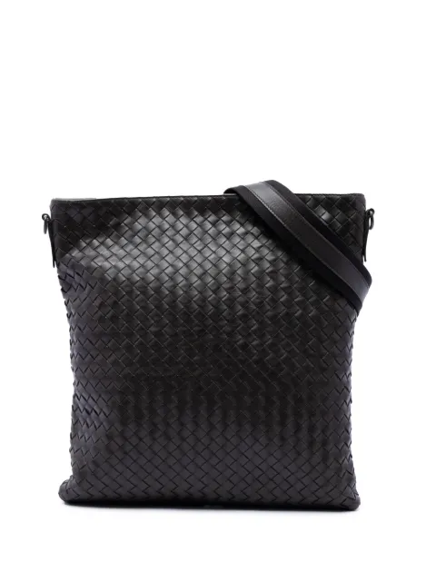 Bottega Veneta Pre-Owned 2012-2026 Nappa Intrecciato VN crossbody bag Brown 691SWG4XDXXDRAKM