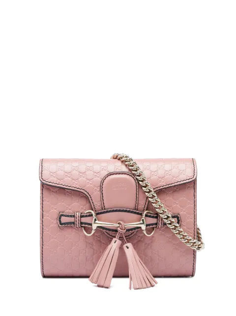 Gucci Pre-Owned 2016-2026 Mini Microguccissima Emily crossbody bag Pink 40LKSC7C8RBYQRSI