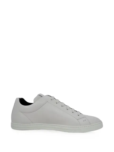 Fendi Pre-Owned Logo-print low-top leather sneakers White RFCPUGBSH787161M