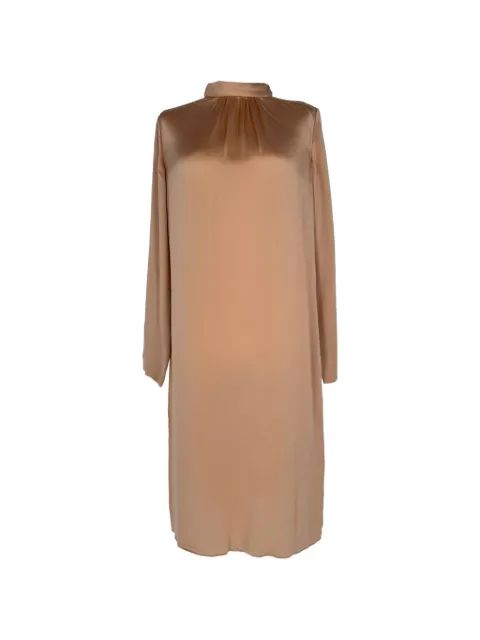 Chloé Vintage mock neck midi dress Neutrals RFCPUGBCL779706W