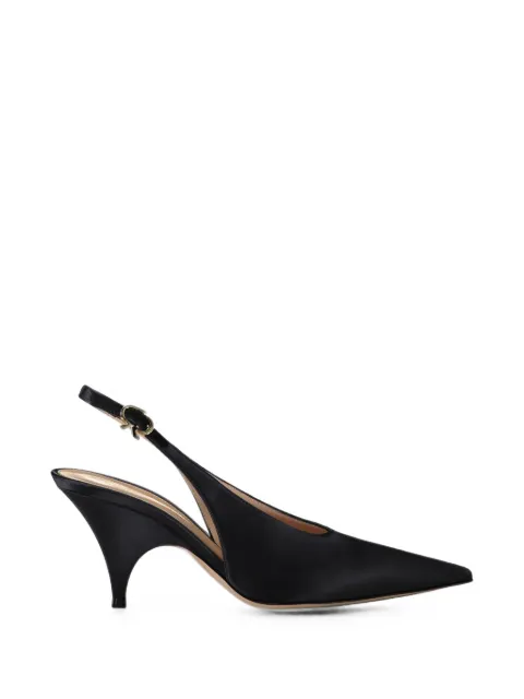 Gianvito Rossi Sofia slingback pumps Black G9564670RICCH4BLACK