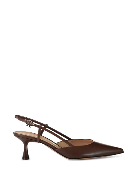 Gianvito Rossi Ascent leather pumps Brown G9533255LACVITBROWN