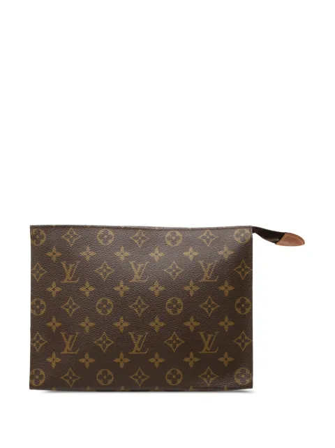 Louis Vuitton Pre-Owned 1984 Monogram Toiletry Pouch 26 clutch bag Brown TUDMJCH2ULHVMKTF