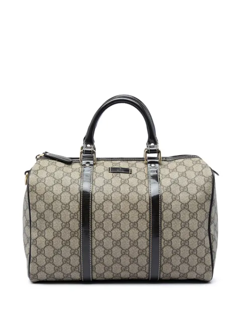 Gucci Pre-Owned 2016-2026 Medium GG Supreme Joy boston bag Neutrals OHALGAA56RZYW8KB