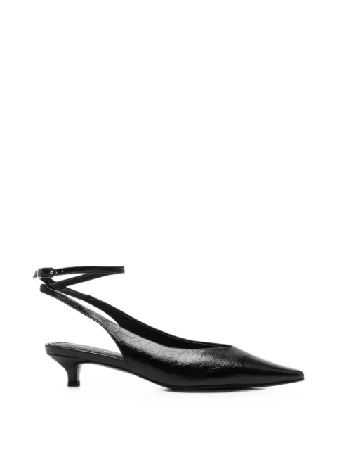 Bibi Lou Noe pointed-toe buckled-strap pumps Black 524Z13VK