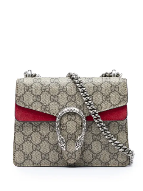 Gucci Pre-Owned 2016-2026 Small GG Supreme Dionysus crossbody bag Neutrals ZB0SCU12VZS8BWDV