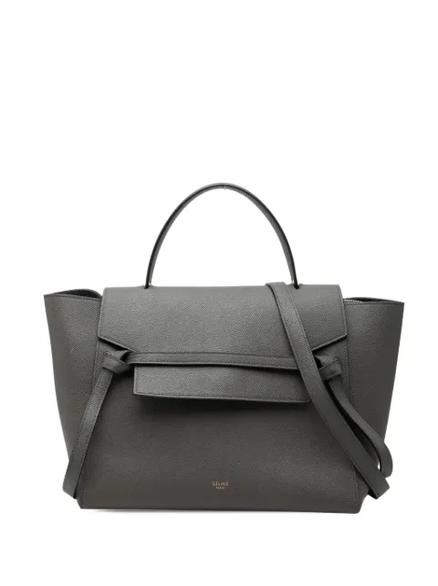 Celine Pre-Owned 2016 Mini Leather Belt Bag satchel Grey CUZV3USML8CKHPQO