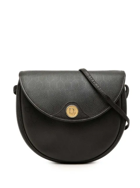 Christian Dior Pre-Owned 20th Century Honeycomb Coated Canvas crossbody bag Black NPUI22HQLIABCNF1