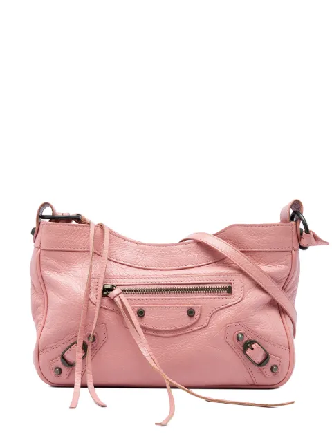 Balenciaga Pre-Owned 2013 Lambskin Motocross Classic Hip crossbody bag Pink HZQ8YG1NL4UTGIAS