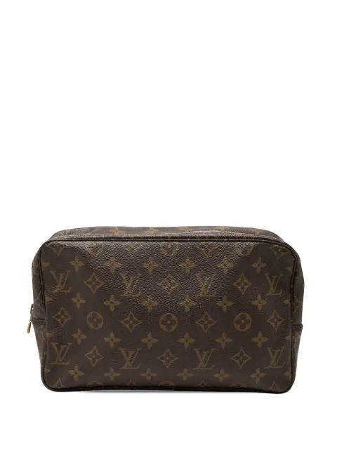 Louis Vuitton Pre-Owned 1987 Monogram Trousse Toilette 28 clutch bag Brown 33BL760LR35DTD90