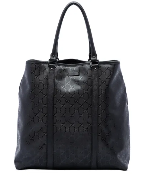 Gucci Pre-Owned 2016-2026 GG Imprime Joy Vertical tote bag Black EYJXDIBT5567986P