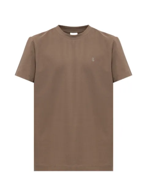 BOGNER Ryan logo-plaque T-shirt Brown RYAN58192199