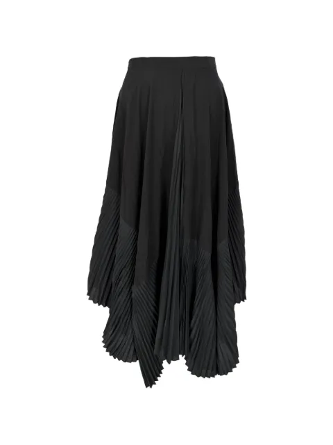 Stella McCartney Pre-Owned 2021 pleated midi skirt Black RFCPUGBCL777426W