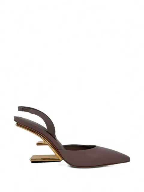 Fendi Pre-Owned Fendi First slingback pumps Neutrals RFCPUGBSH787154W