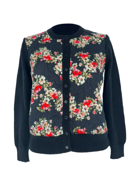 Dolce & Gabbana Pre-Owned floral-print cardigan Black RFCPUGBCL779717W
