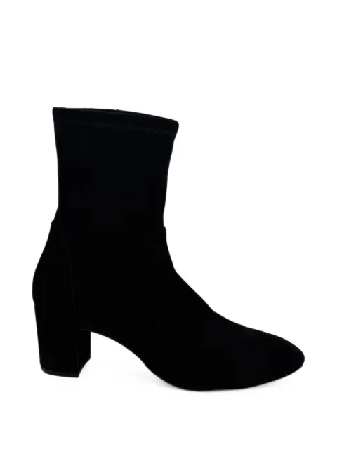 Stuart Weitzman Yuliana heeled ankle suede boots Black RFCPUGBSH787942W